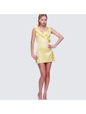 Finesse Matilda Yellow Mini Dress